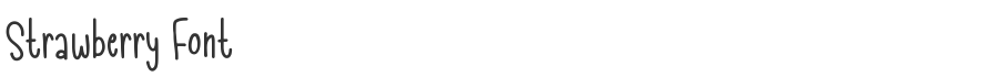 Strawberry Font