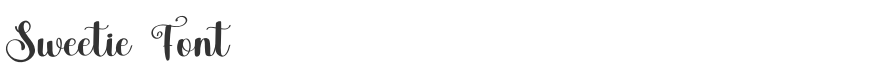 Sweetie Font