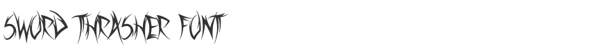 Sword Thrasher Font