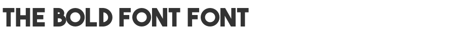 The Bold Font Font