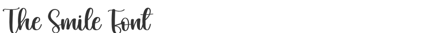 The Smile Font
