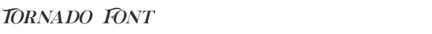 Tornado Font