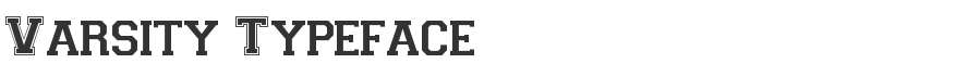 Varsity Typeface