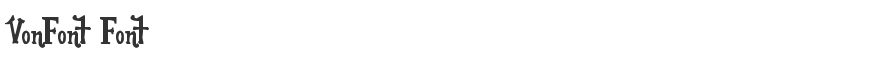 VonFont Font