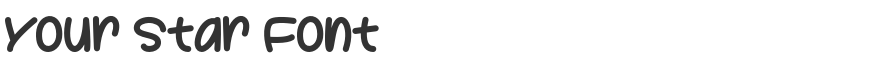 Your Star Font