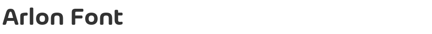 Arlon Font