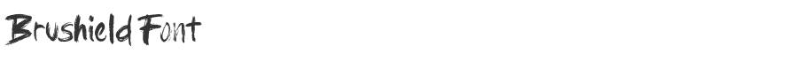 Brushield Font