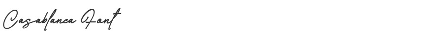 Casablanca Font