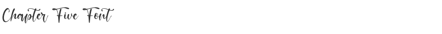 Chapter Five Font