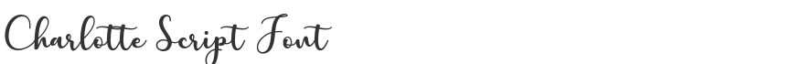 Charlotte Script Font