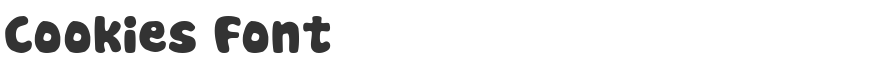 Cookies Font
