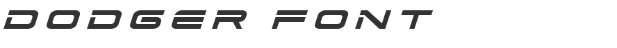 Dodger Font