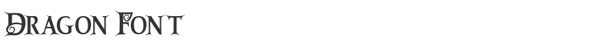 Dragon Font