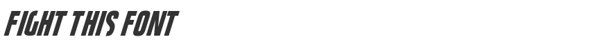 Fight This Font