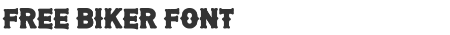 Free Biker Font