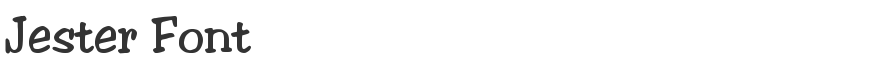 Jester Font