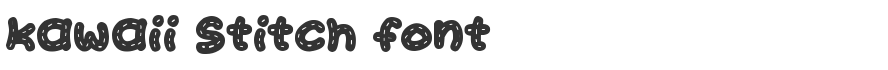 Kawaii Stitch Font