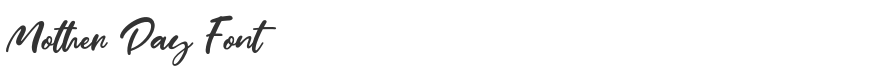 Mother Day Font