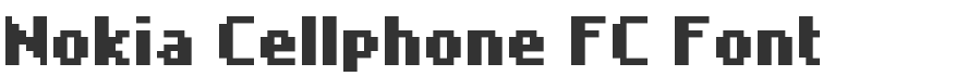 Nokia Cellphone FC Font