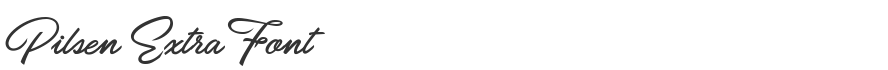 Pilsen Extra Font