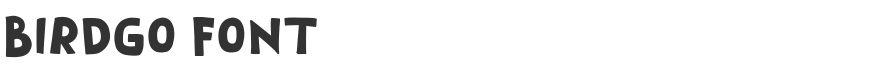 Birdgo Font
