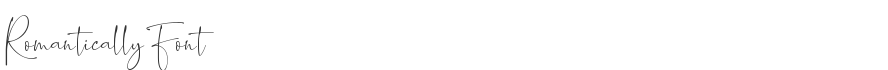 Romantically Font