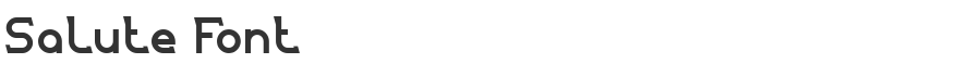 Salute Font