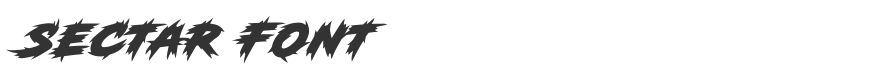 Sectar Font