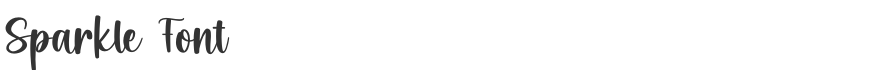 Sparkle Font