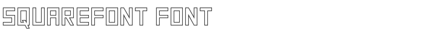 SquareFont Font