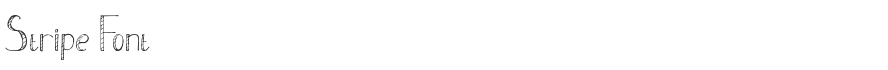 Stripe Font