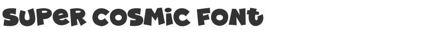 Super Cosmic Font