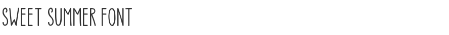Sweet Summer Font