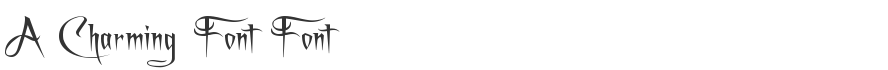 A Charming Font Font