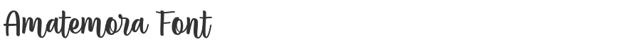 Amatemora Font