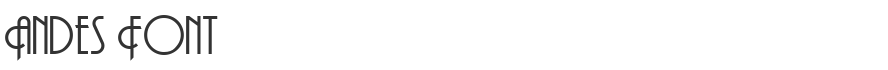 Andes Font