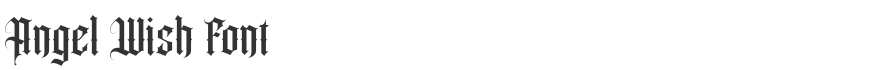 Angel Wish Font