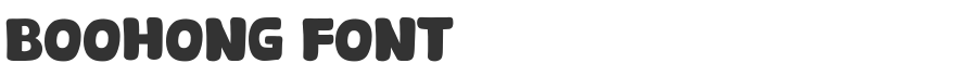 Boohong Font