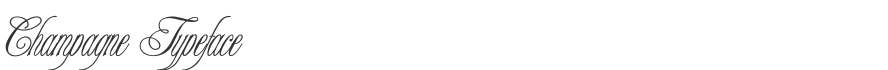 Champagne Typeface