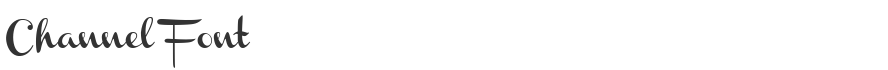 Channel Font