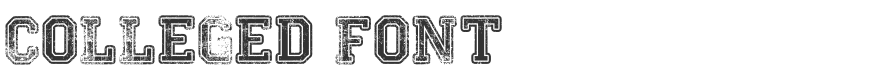 Colleged Font
