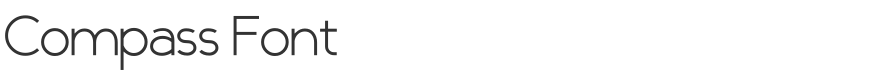 Compass Font