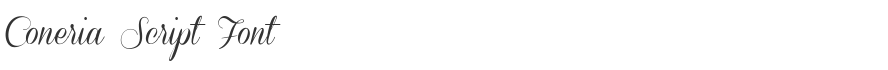 Coneria Script Font