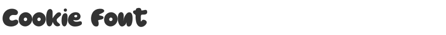 Cookie Font