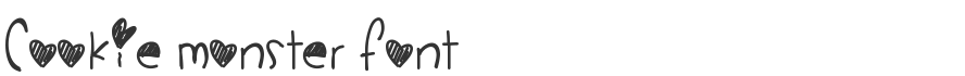 Cookie Monster Font