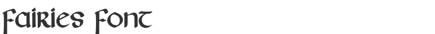 Fairies Font