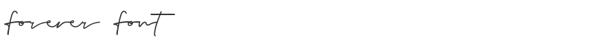 Forever Font