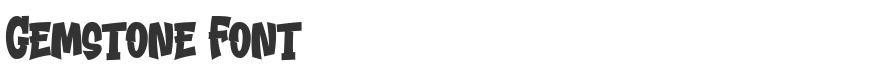 Gemstone Font