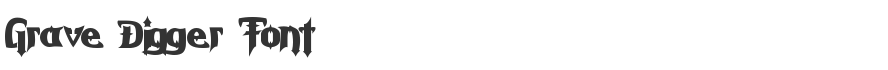 Grave Digger Font