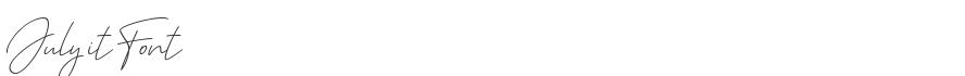 July it Font